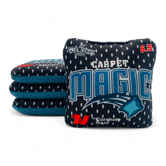 Carpet Magic | N1 Cornhole Gear | Cornhole Bags | Set of 4 | Speed: 4/6.5