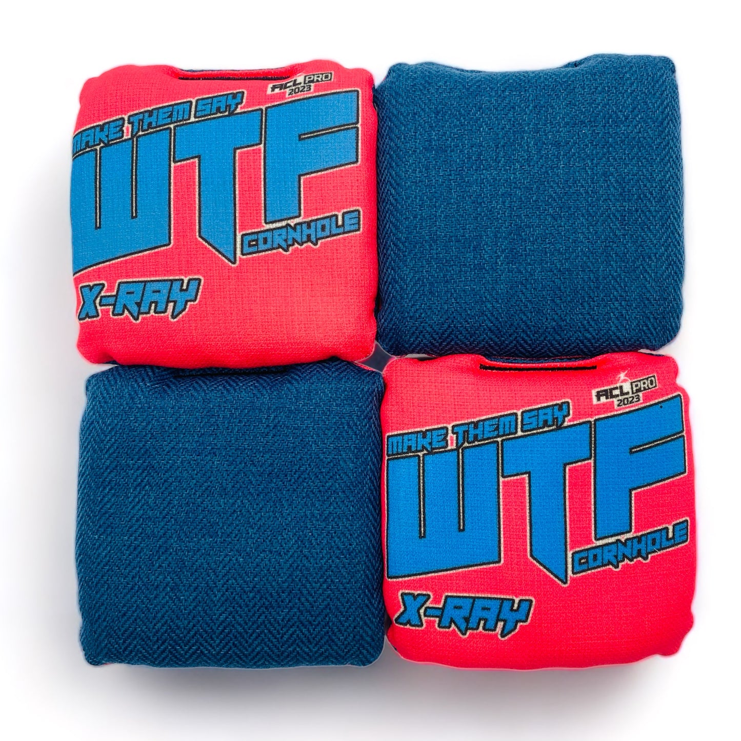 X-Ray | WTF Cornhole | Cornhole Bags | Set of 4 | Speed: 6/9