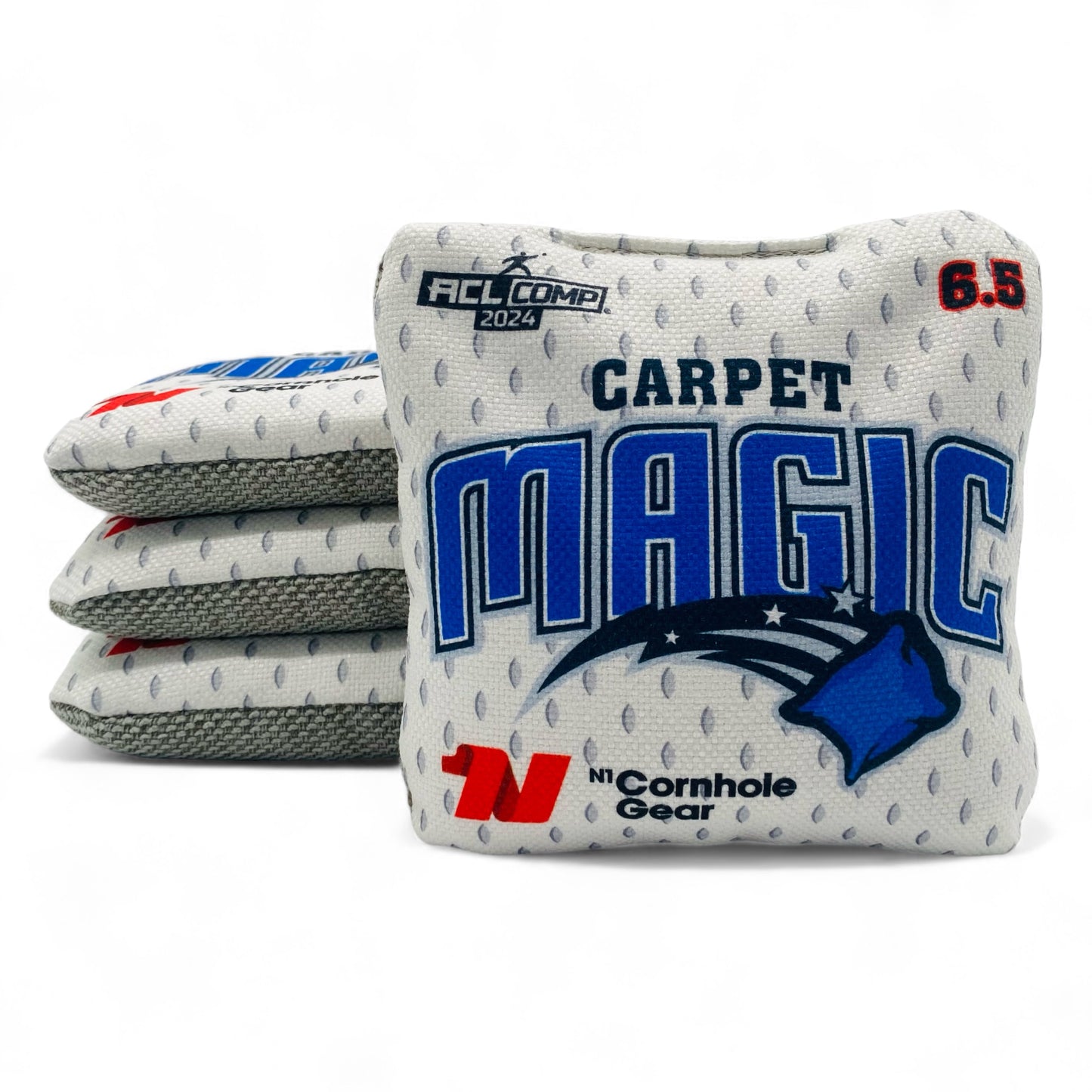 Carpet Magic | N1 Cornhole Gear | Cornhole Bags | Set of 4 | Speed: 4/6.5