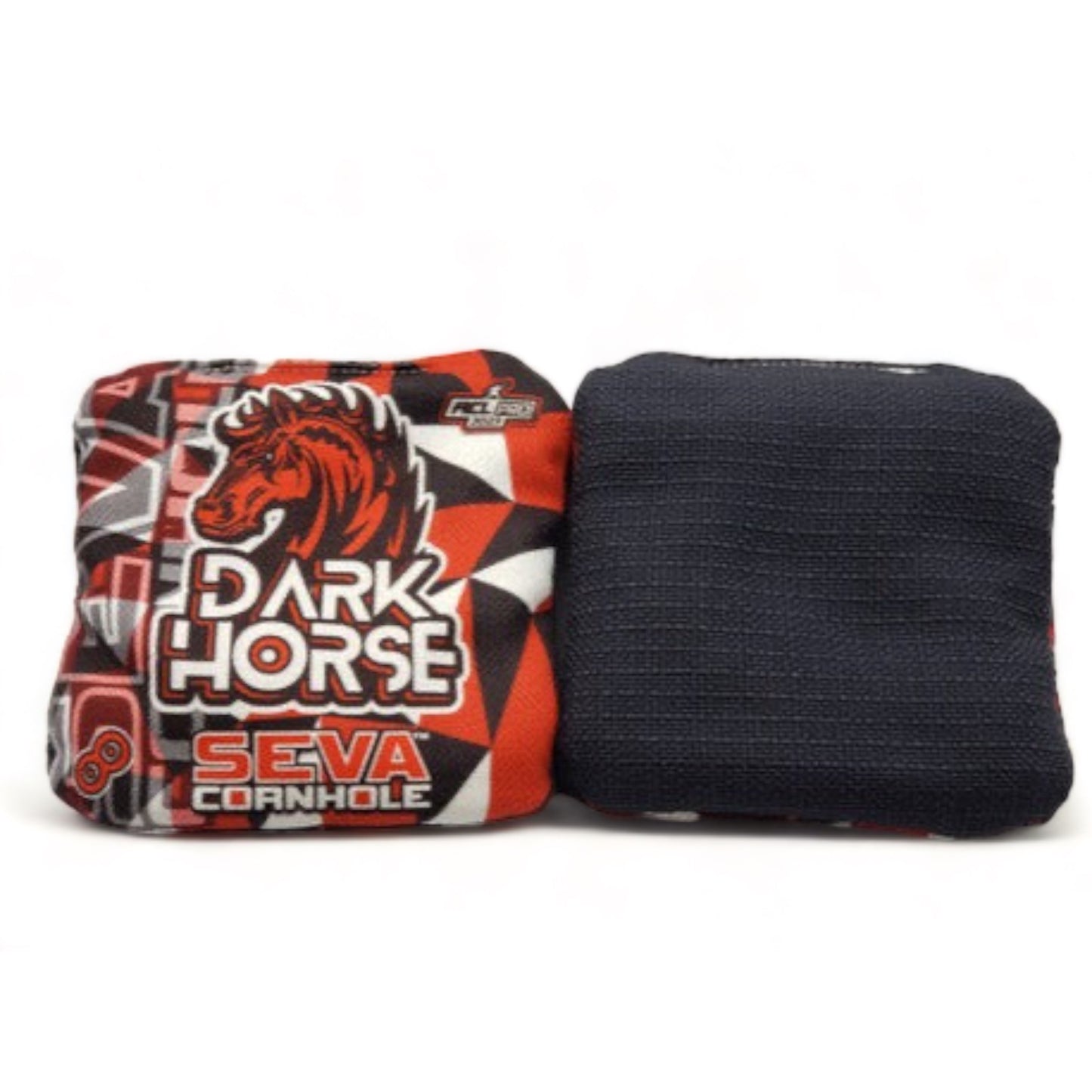 Dark Horse | SEVA | Cornhole Bags | Set of 4 | Speed 5/8