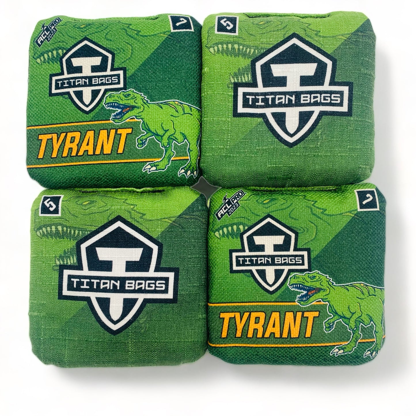 Tyrant | Titan | Cornhole Bags | Set of 4 | Speed: 5/7