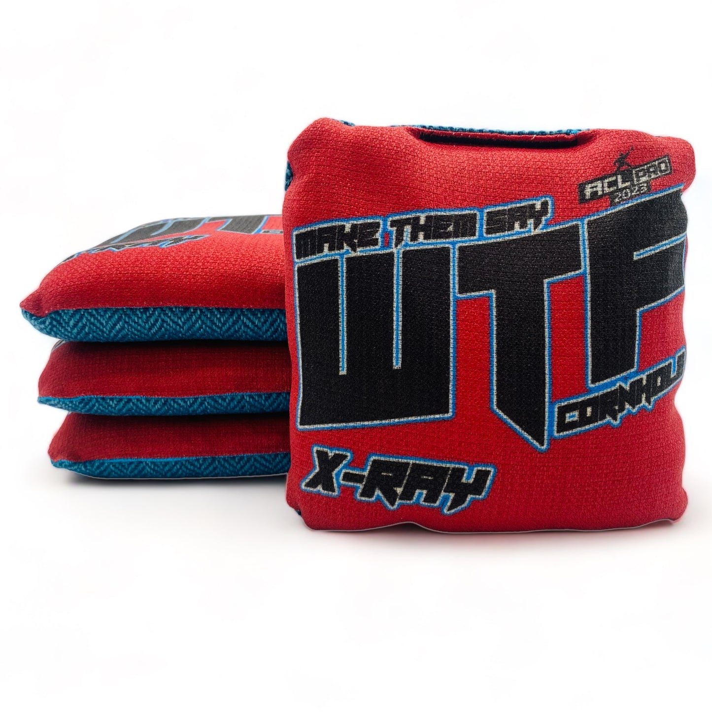 X-Ray | WTF Cornhole | Cornhole Bags | Set of 4 | Speed: 6/9