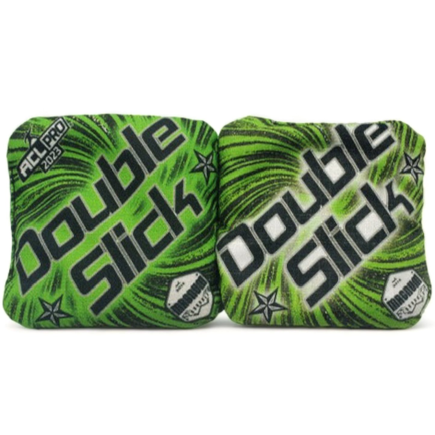 Double Slick | Magnum | Cornhole Bags | Set of 4 | Speed: 6/8 look