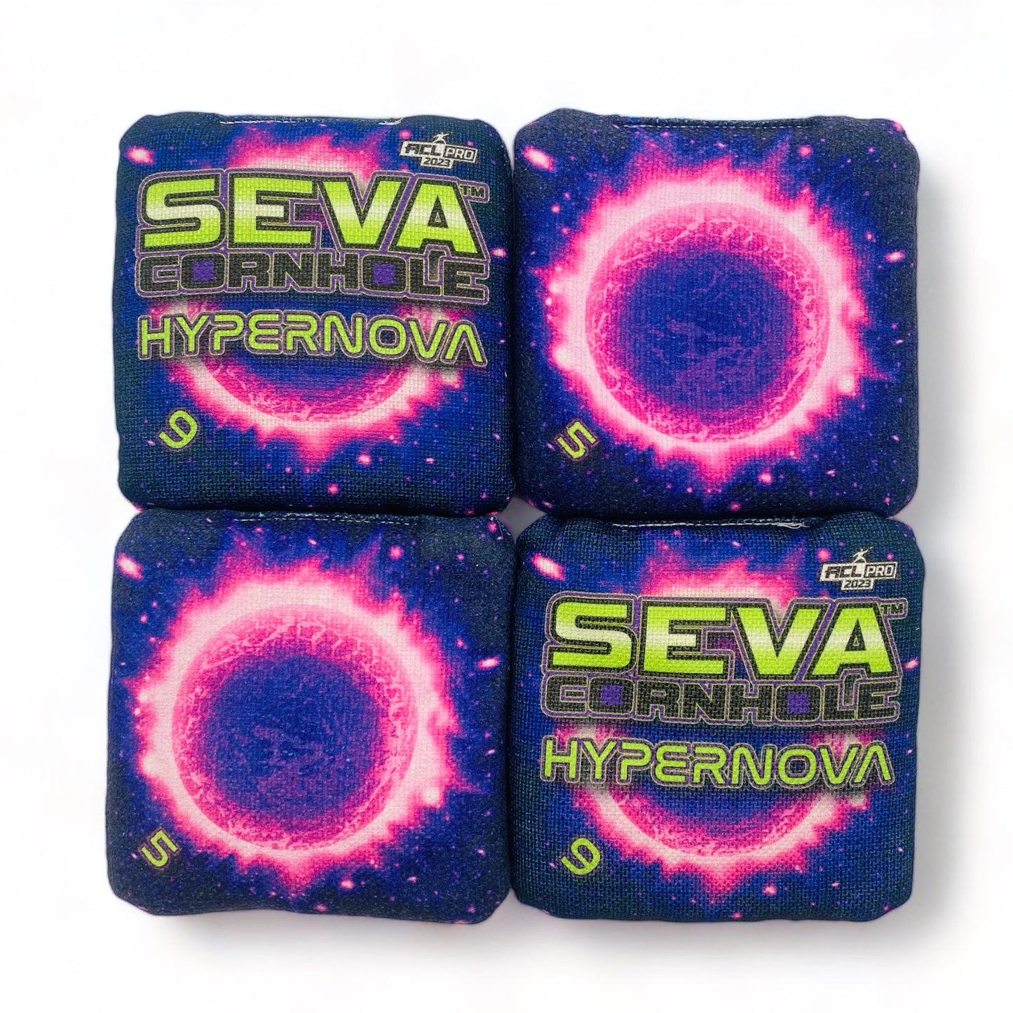 Hypernova | SEVA | Cornhole Bags | Set of 4 | Speed 5/9