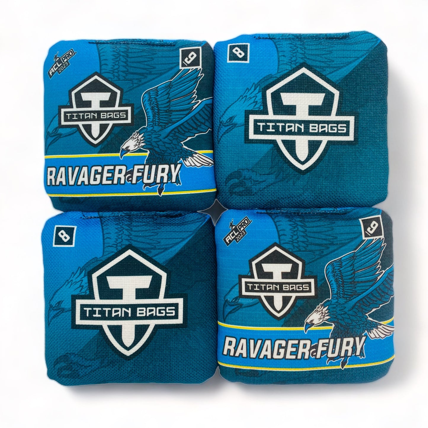 Ravager Fury | Titan | Cornhole Bags | Set of 4 | Speed: 8/9