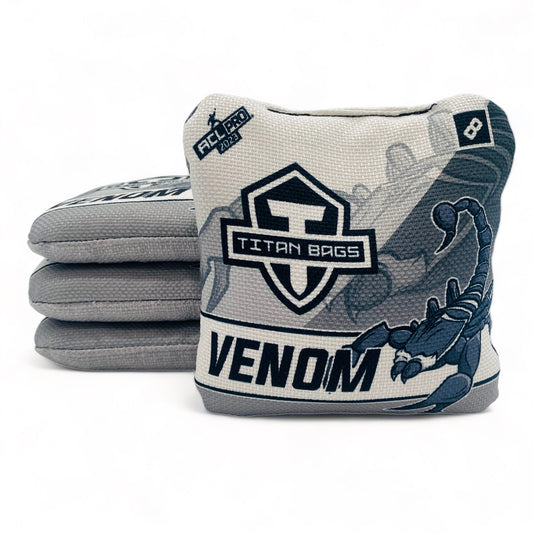 Venom | Titan | Cornhole Bags | Set of 4 | Speed: 3/8