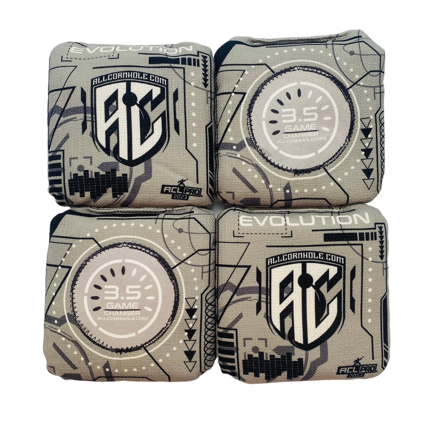 GameChanger Evolution (3.5" Patch) | Cornhole Bags | AllCornhole | Set of 4 | Speed: see description