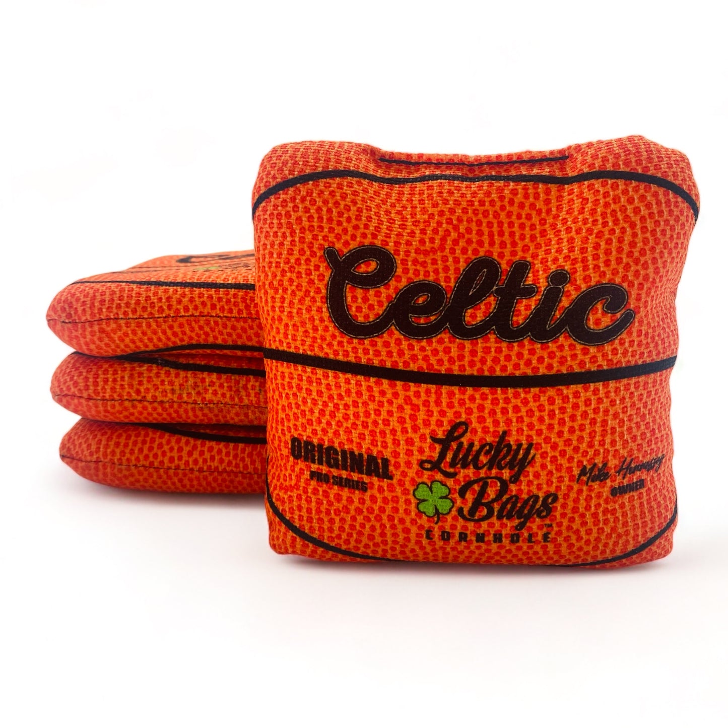 Celtics| Lucky Bags | Cornhole Bags | Set of 4 | Speed: 8/9